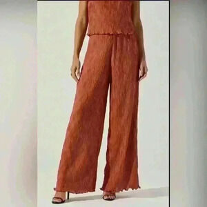 ASTR Janesa Rust Pant In Brown Size Small